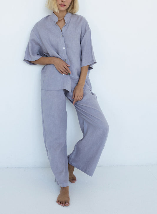 ESSENTIAL SET(Pants+Shirt)///LILAC