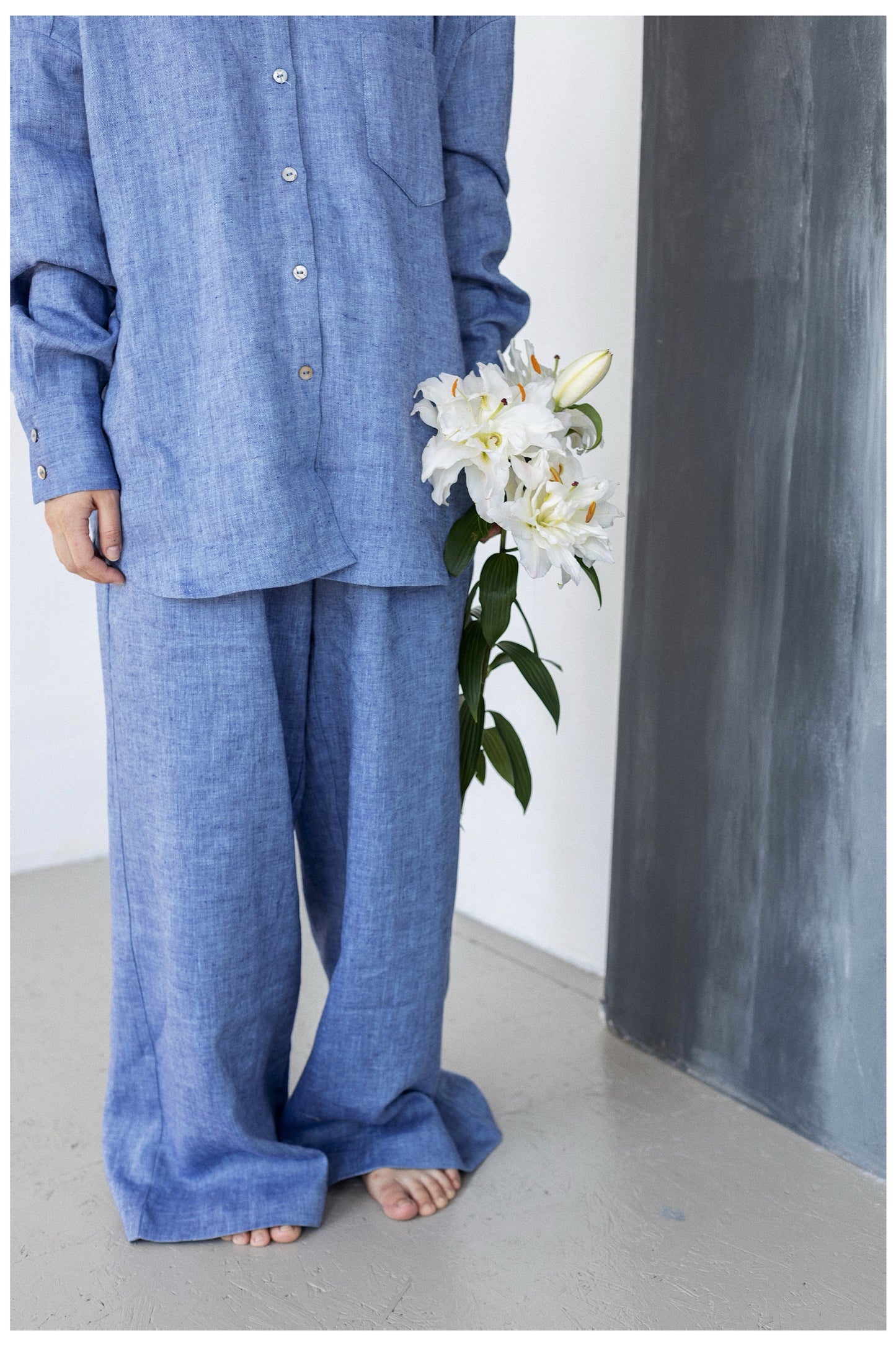 EXTRA OVERSIZE SET///BLUE DENIM