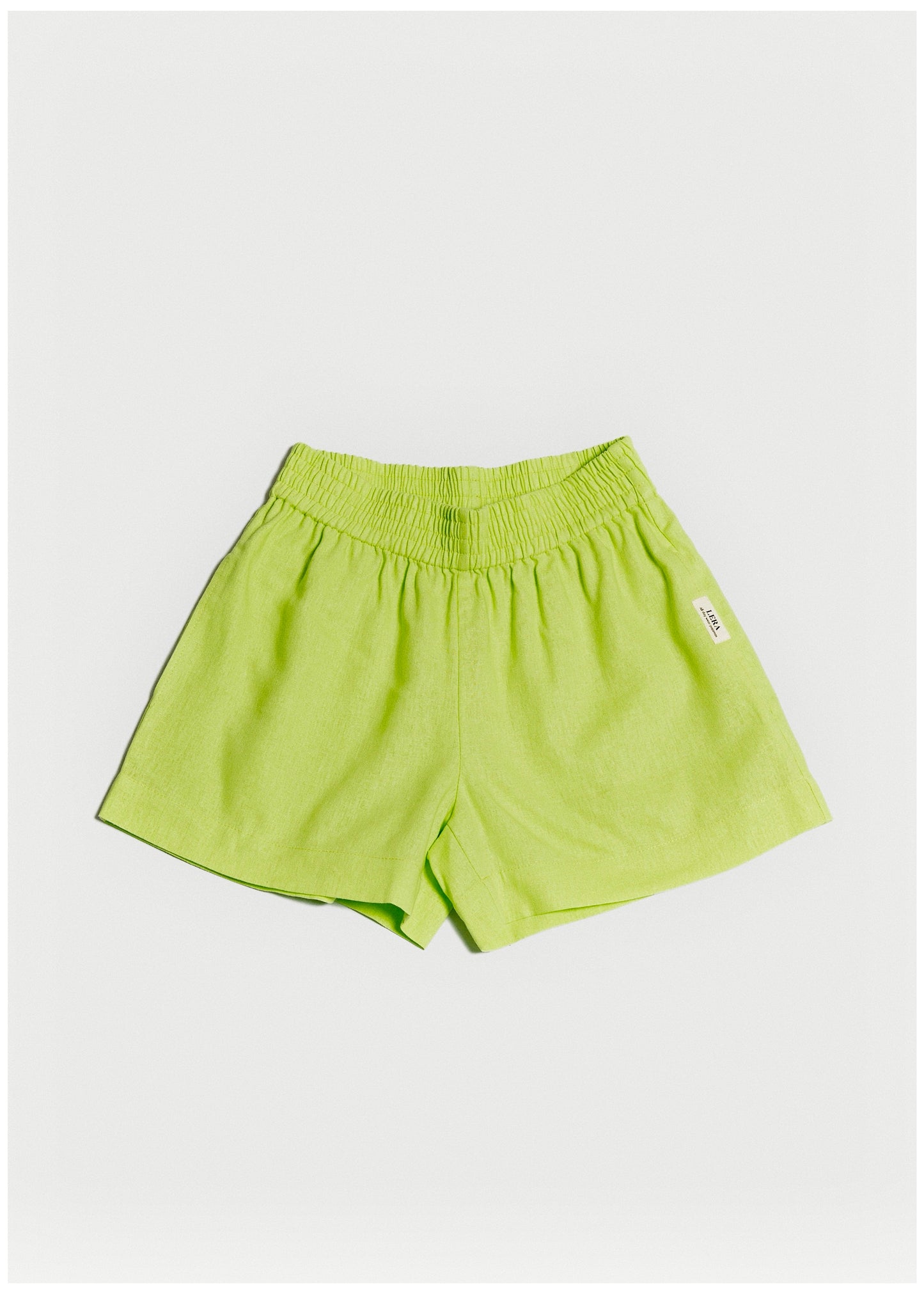 PULL ON SHORTS///BRIGHT GREEN