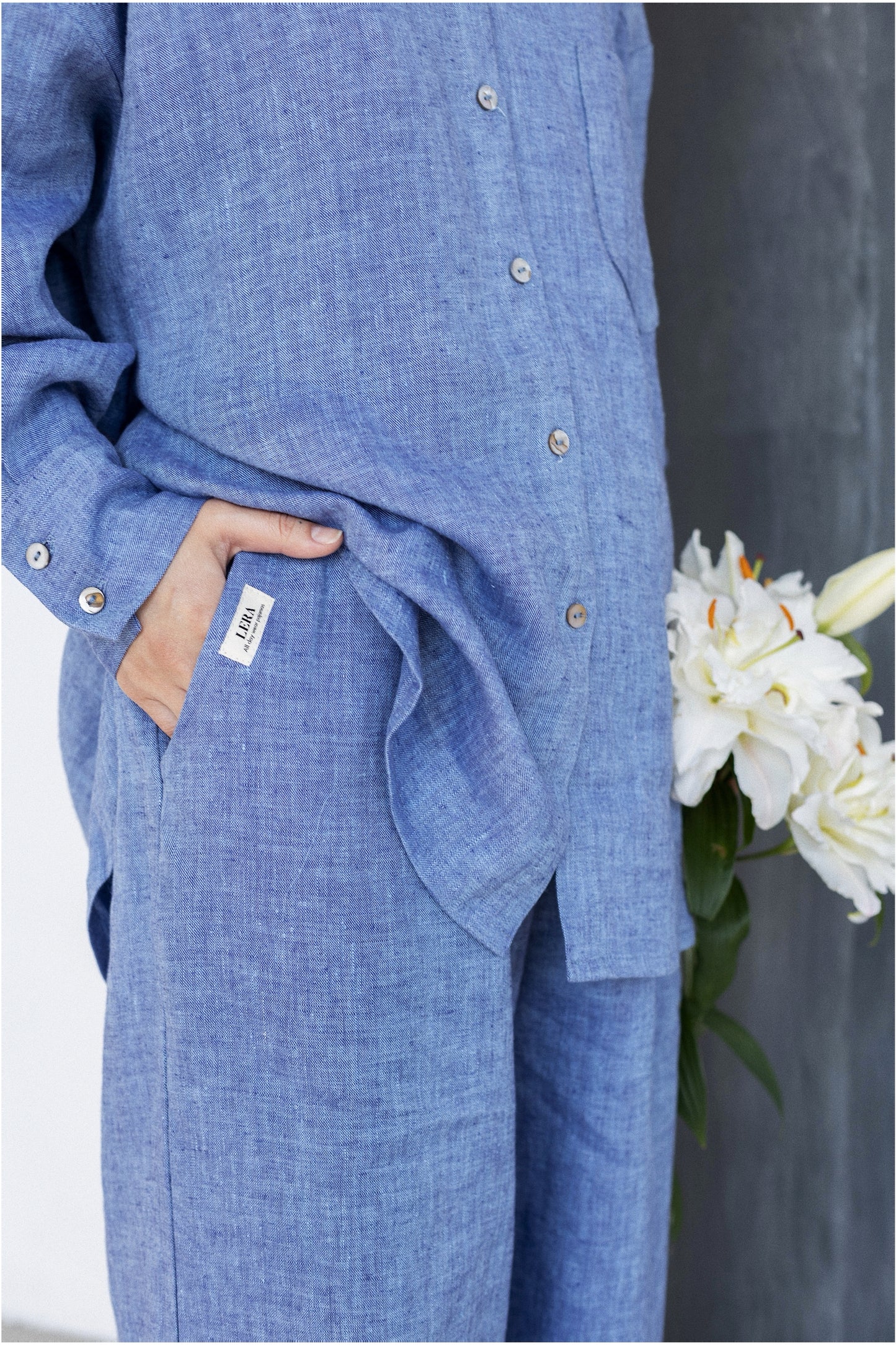 EXTRA OVERSIZE SET///BLUE DENIM