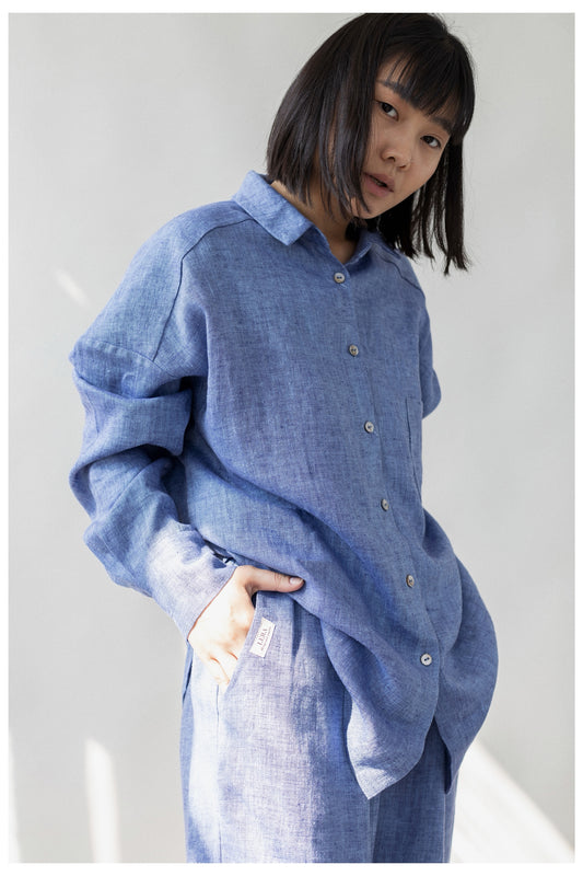 EXTRA OVERSIZE SET///BLUE DENIM